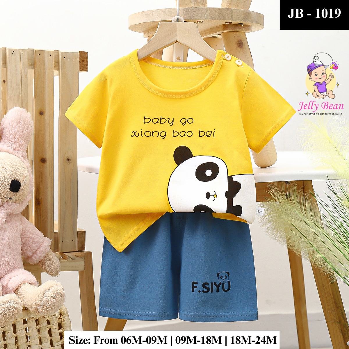 Baby Boy Casual T-Shirt and Shorts Set | JB-1019