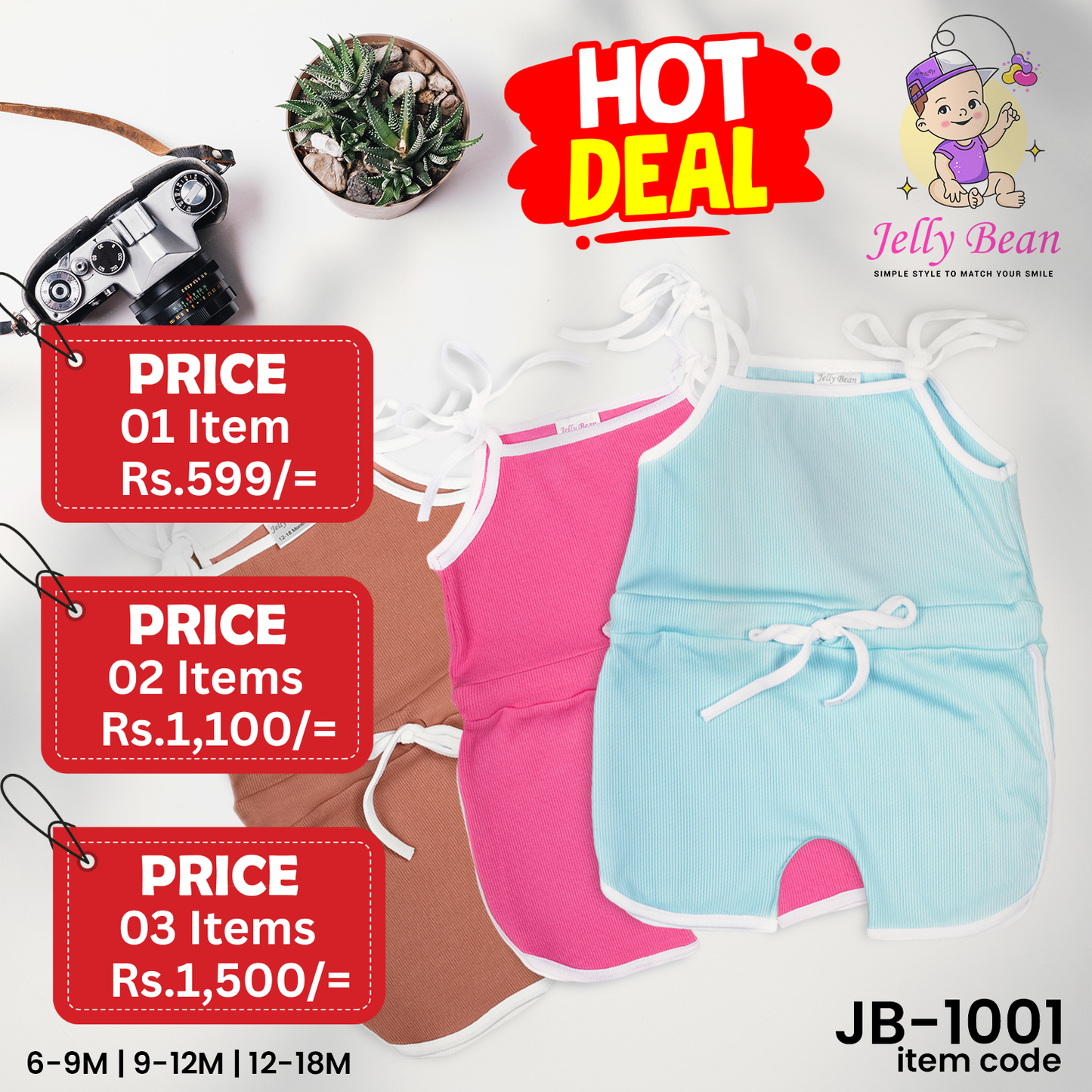 Baby Girl Rompers – Blue Color