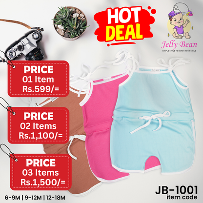 Baby Girl Rompers – Blue Color