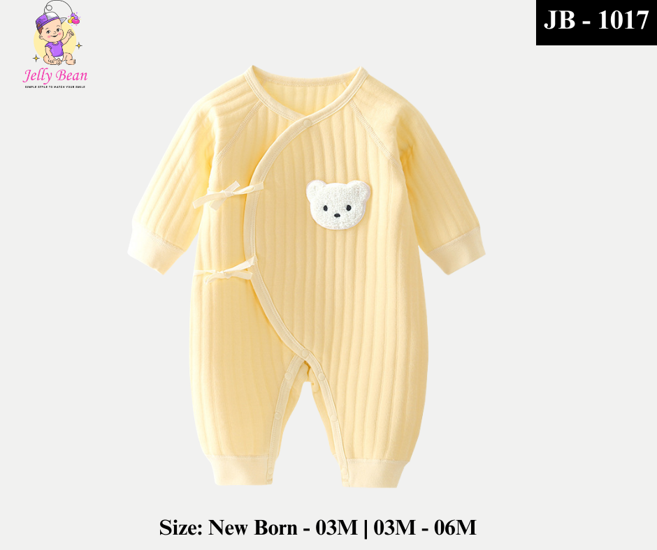 Newborn Comfort Bear Yellow Bodysuit | JB-1017