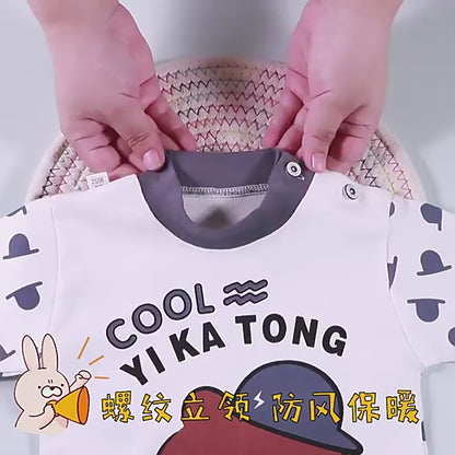 Adorable Miss Cat Cotton Pajama Set for Babies – JB-1010