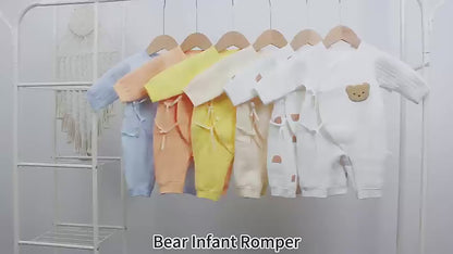 Newborn Comfort Bear Texture Bodysuit | JB-1018